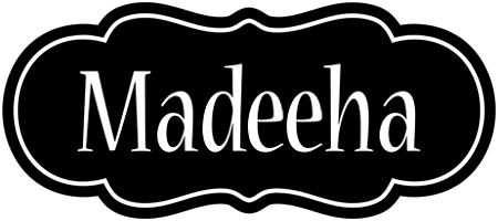 Madeeha welcome logo