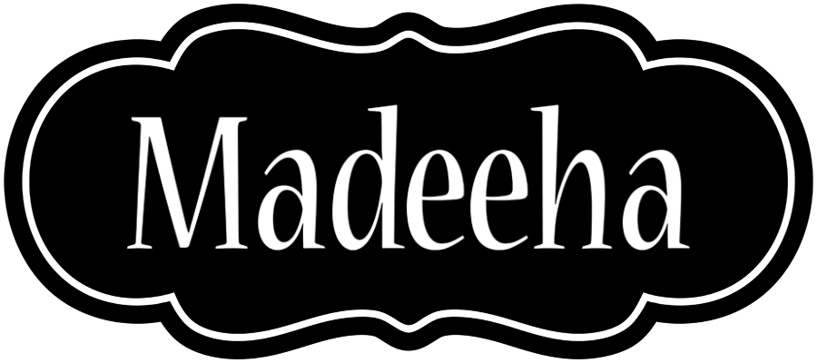 Madeeha welcome logo