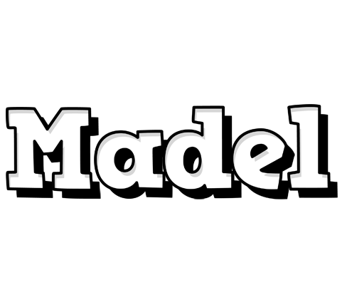 Madel snowing logo