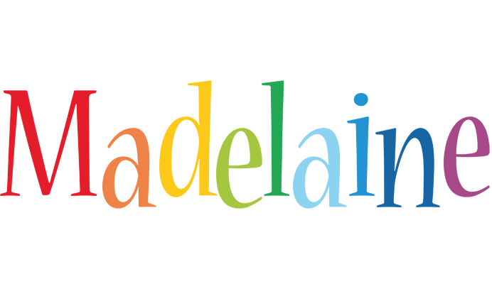 Madelaine birthday logo