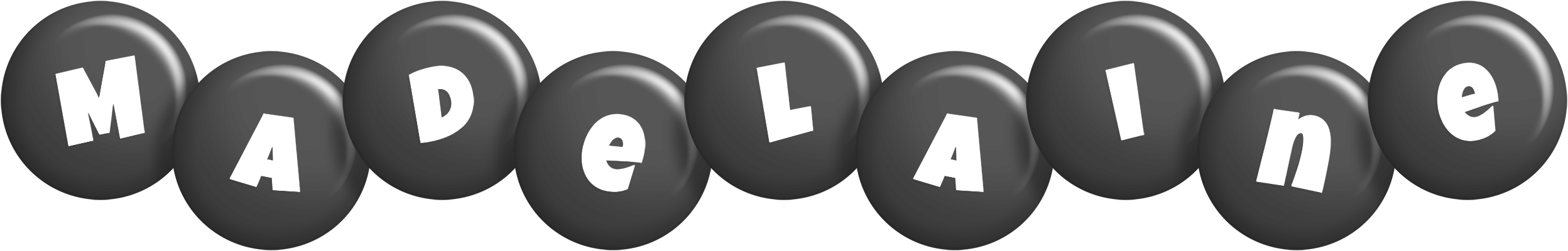 Madelaine candy-black logo