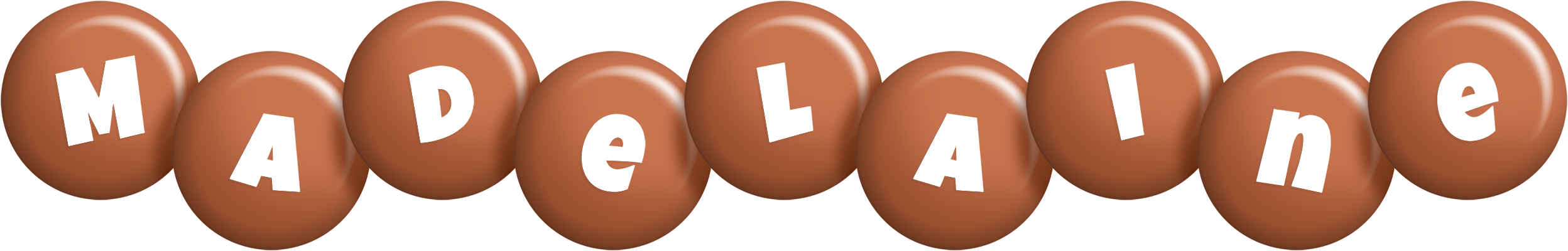 Madelaine candy-brown logo