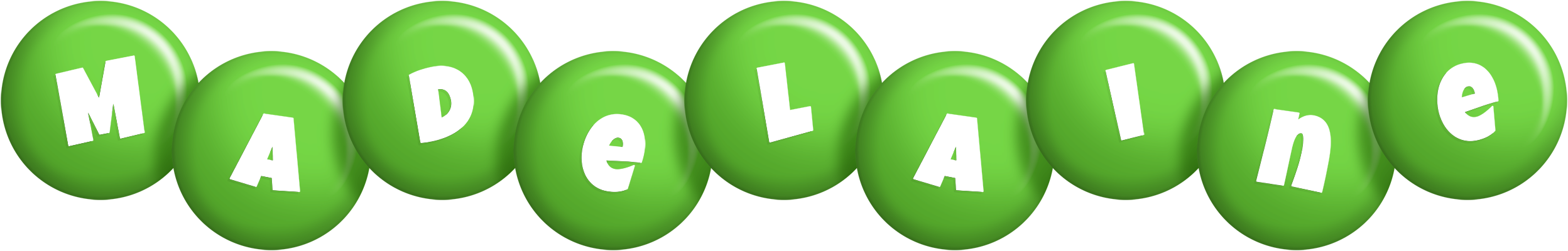 Madelaine candy-green logo