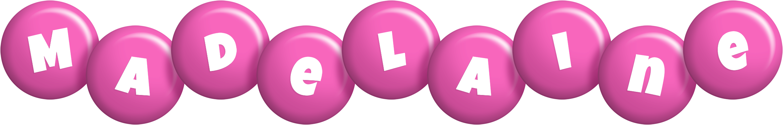 Madelaine candy-pink logo