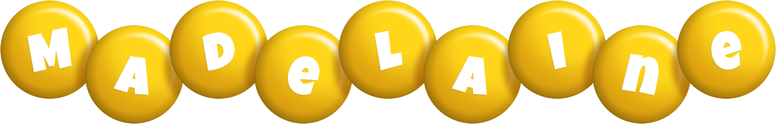 Madelaine candy-yellow logo
