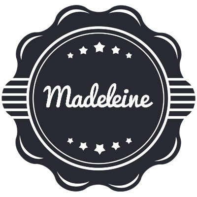 Madeleine badge logo