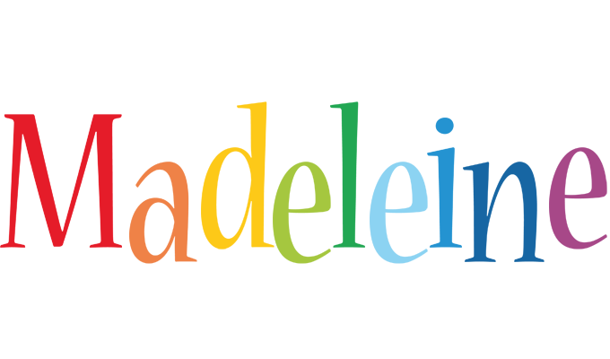 Madeleine birthday logo