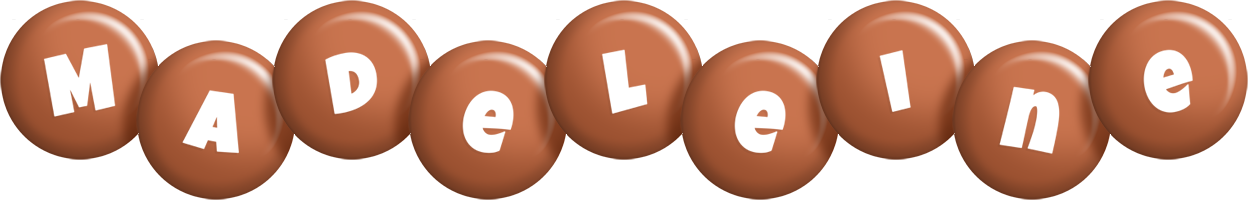 Madeleine candy-brown logo