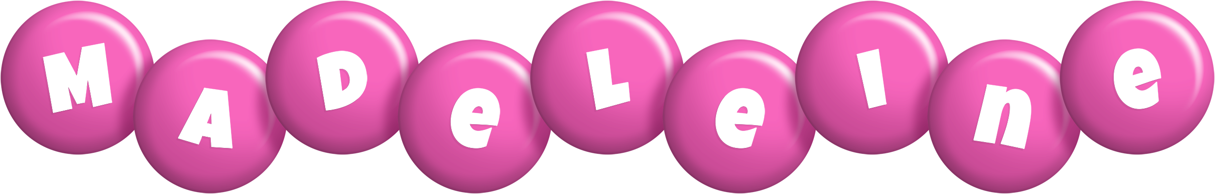 Madeleine candy-pink logo