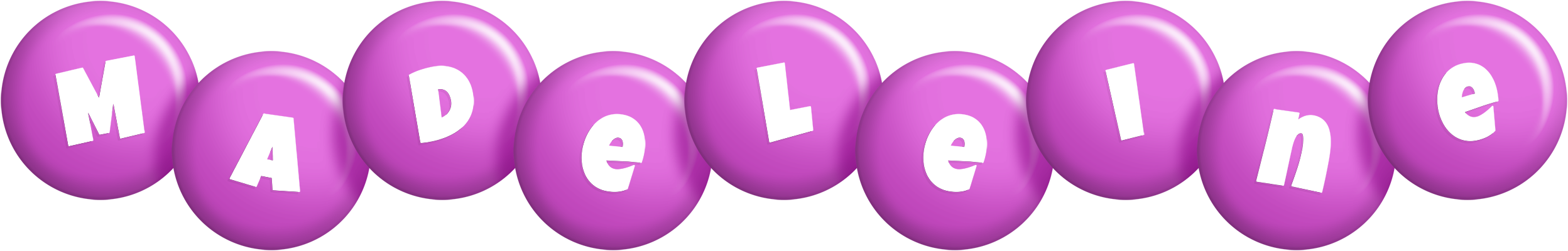 Madeleine candy-purple logo