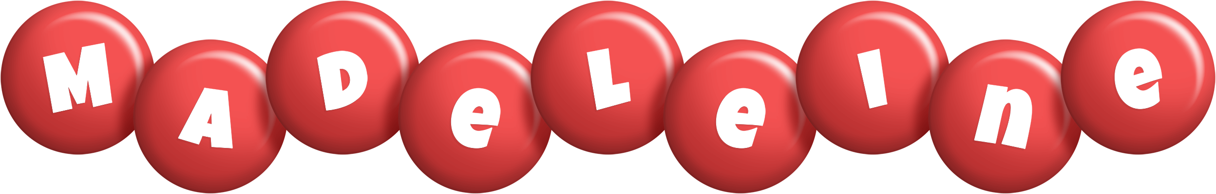 Madeleine candy-red logo