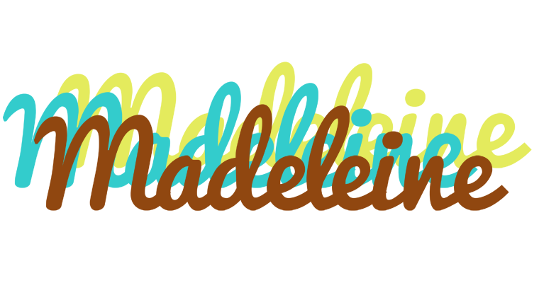 Madeleine cupcake logo