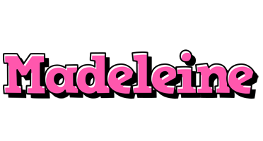 Madeleine girlish logo