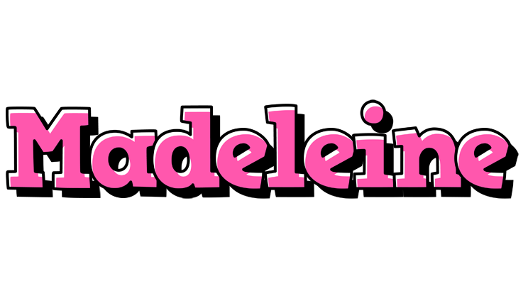 Madeleine girlish logo
