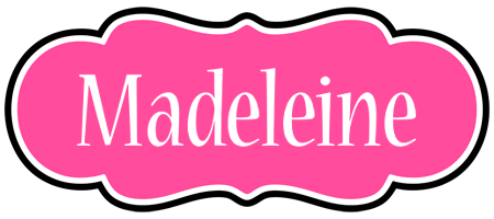 Madeleine invitation logo