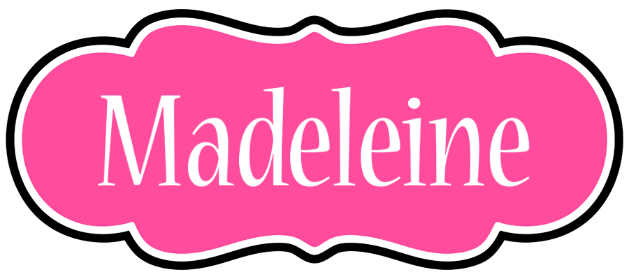 Madeleine invitation logo
