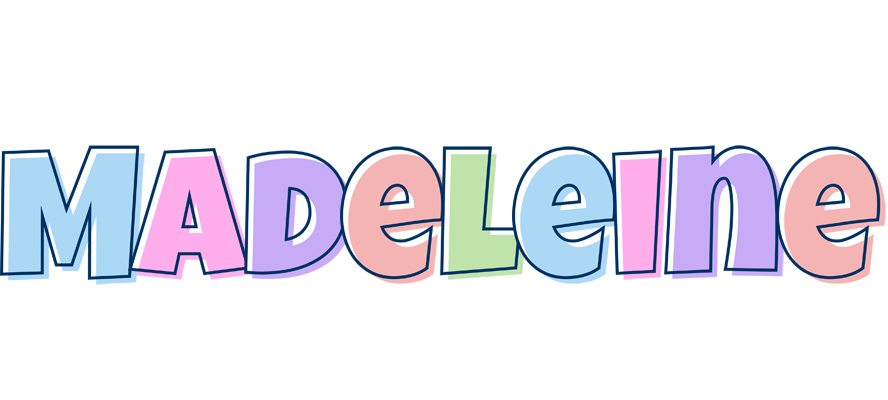Madeleine pastel logo