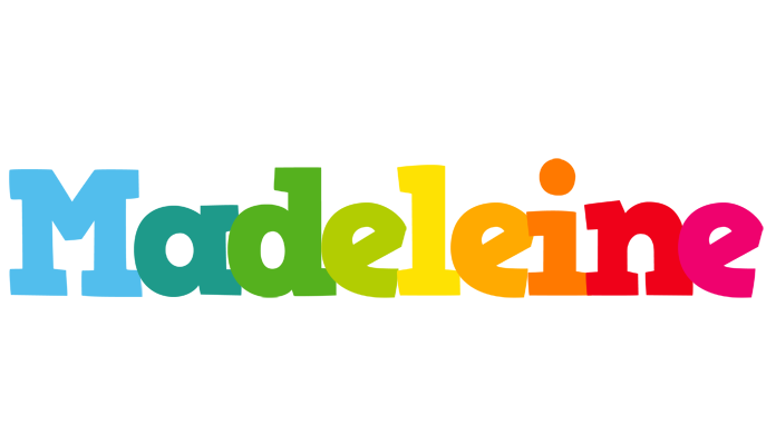 Madeleine rainbows logo