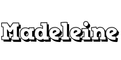 Madeleine snowing logo