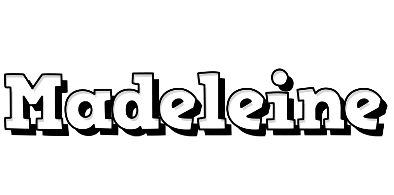 Madeleine snowing logo
