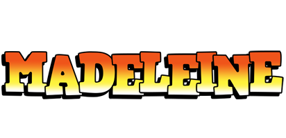 Madeleine sunset logo