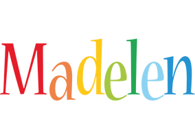 Madelen birthday logo