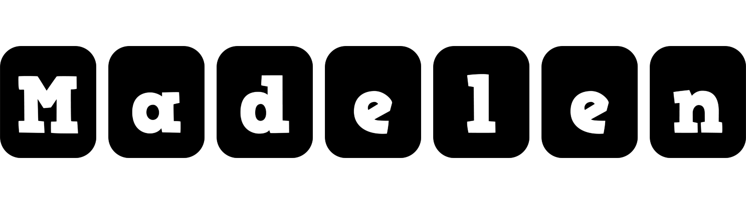 Madelen box logo
