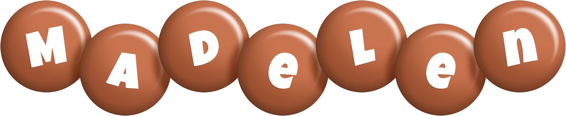 Madelen candy-brown logo