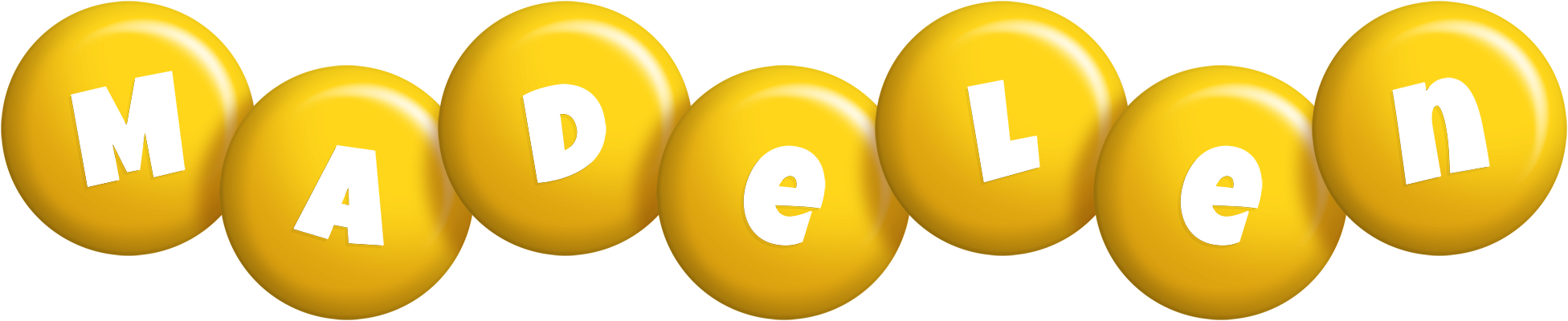 Madelen candy-yellow logo