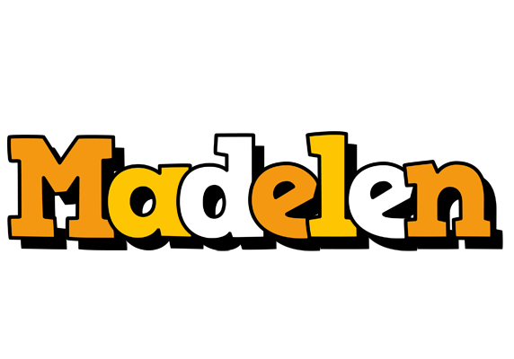 Madelen cartoon logo