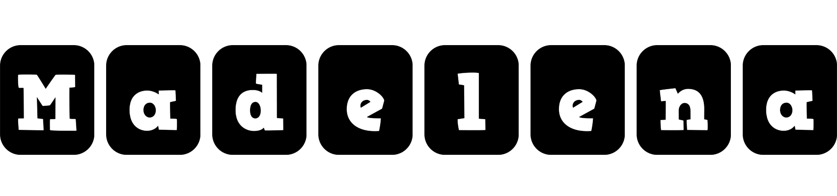 Madelena box logo