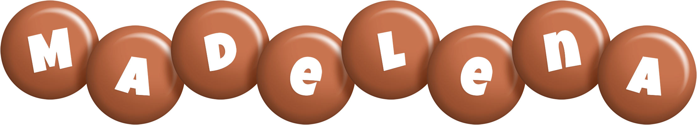Madelena candy-brown logo