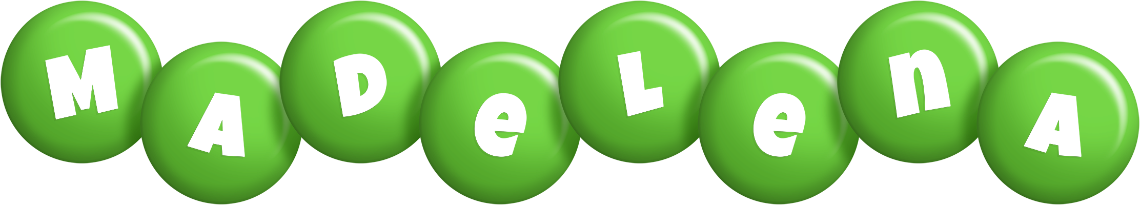 Madelena candy-green logo