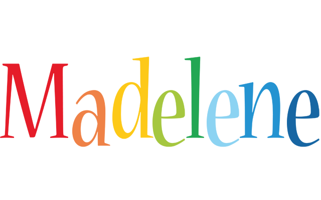 Madelene birthday logo
