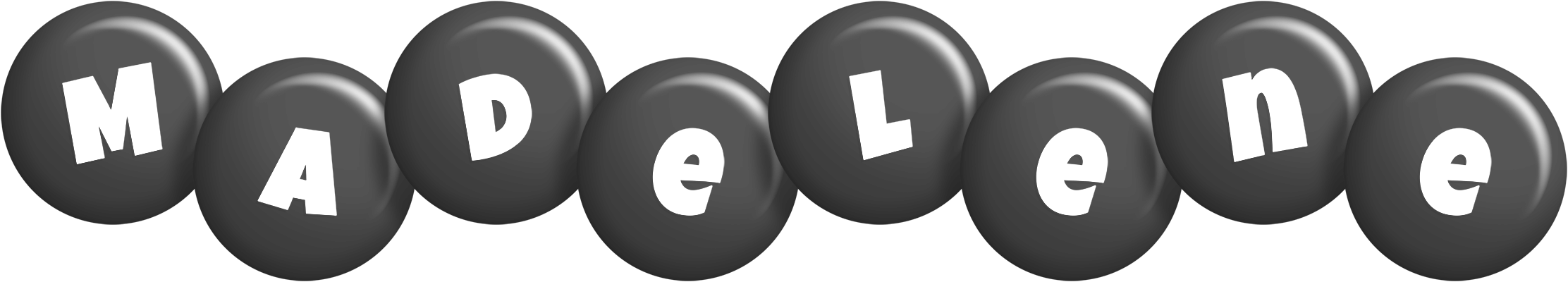 Madelene candy-black logo