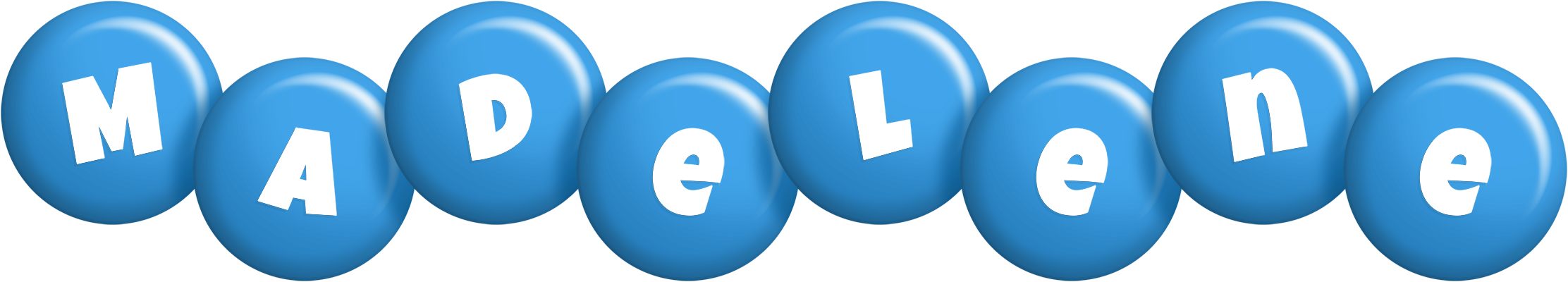 Madelene candy-blue logo