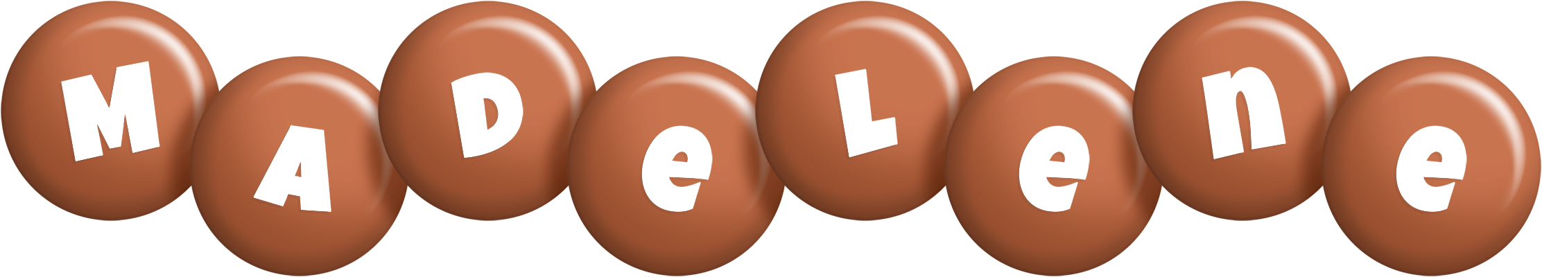 Madelene candy-brown logo