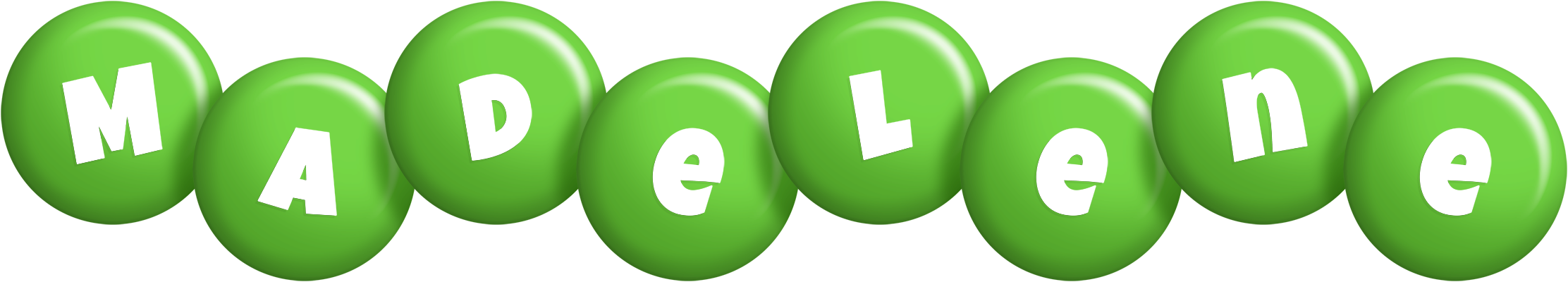 Madelene candy-green logo