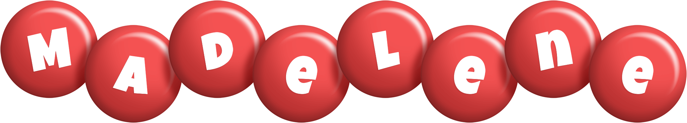 Madelene candy-red logo