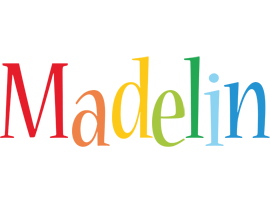 Madelin birthday logo