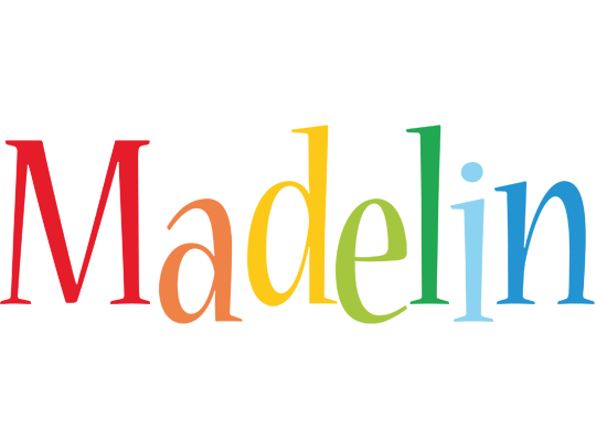 Madelin birthday logo