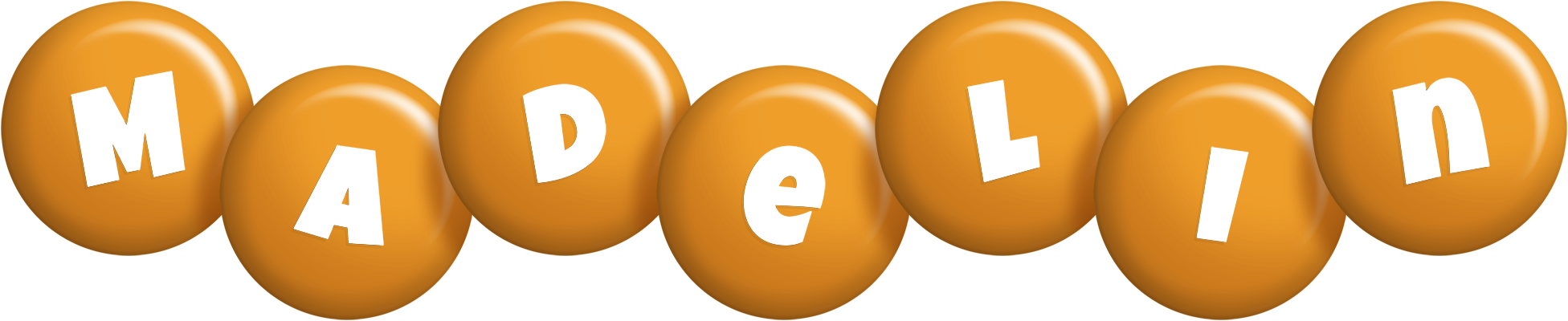 Madelin candy-orange logo