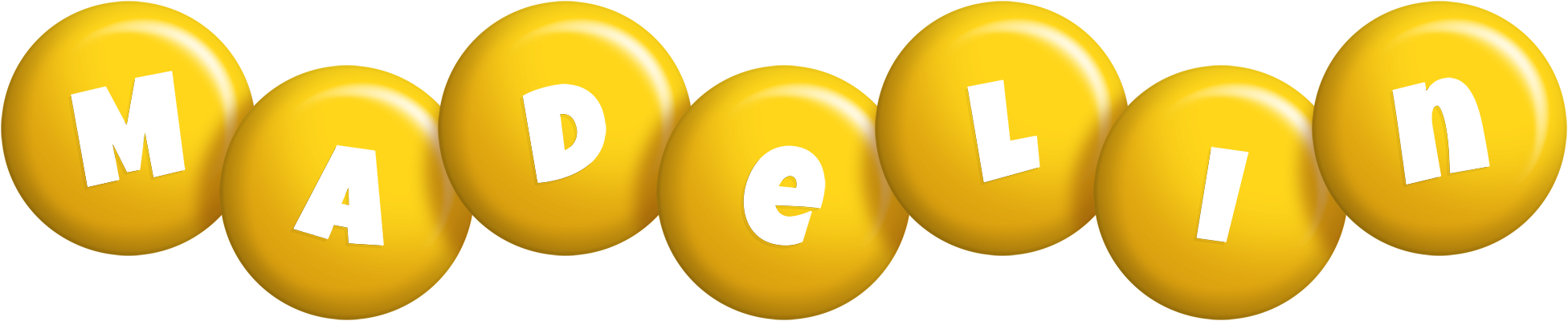 Madelin candy-yellow logo