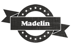 Madelin grunge logo