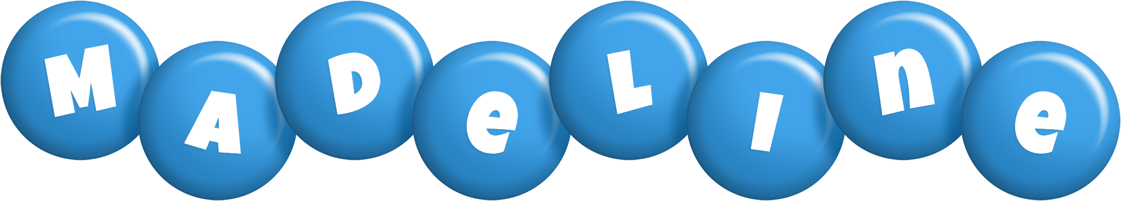 Madeline candy-blue logo