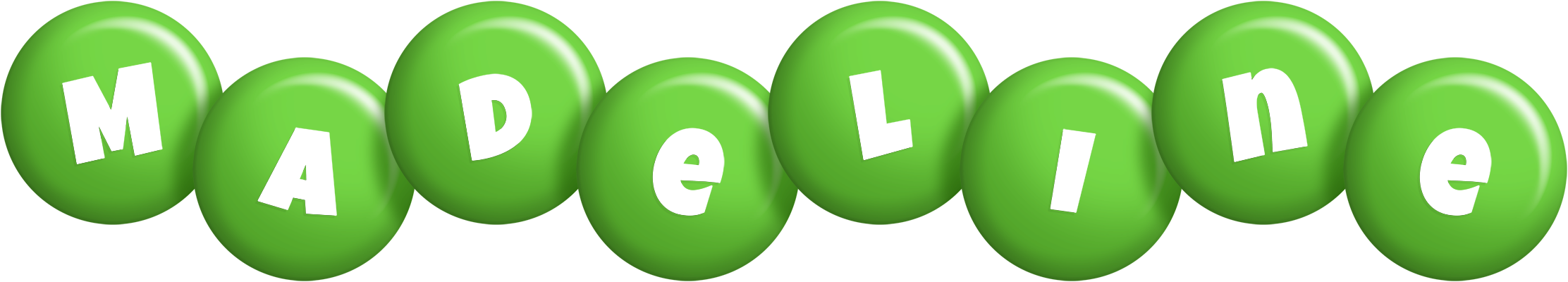 Madeline candy-green logo