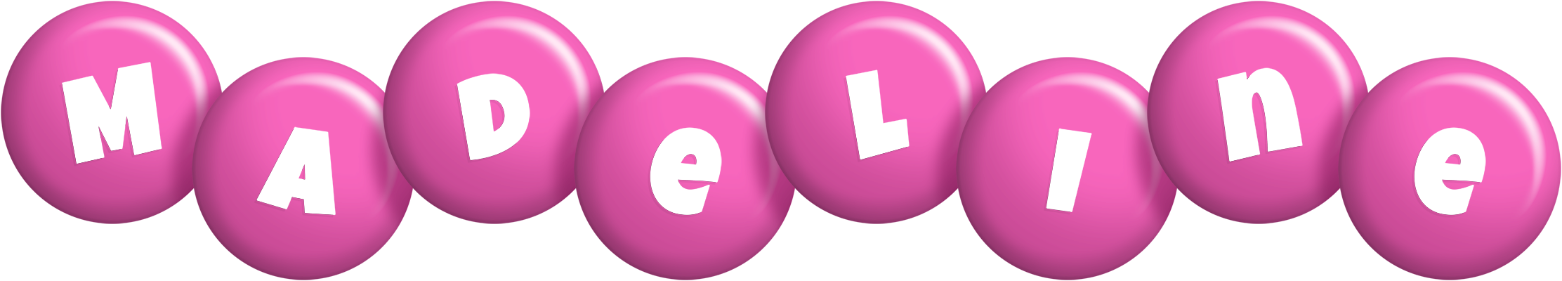 Madeline candy-pink logo