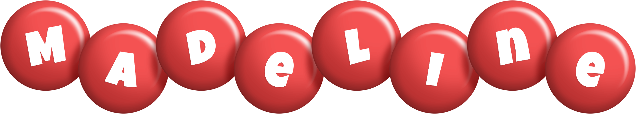 Madeline candy-red logo