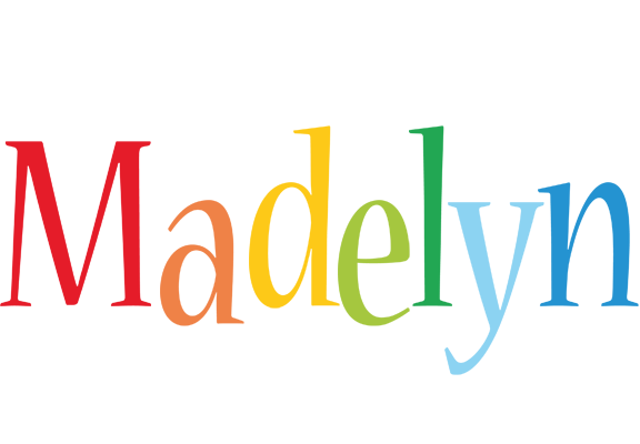 Madelyn birthday logo
