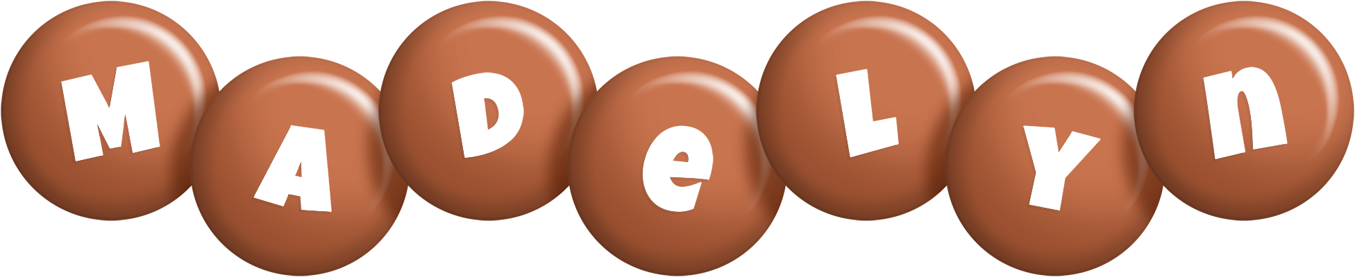 Madelyn candy-brown logo